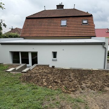 Litomyšl - Přístavba fary - kancelář a sborová místnost